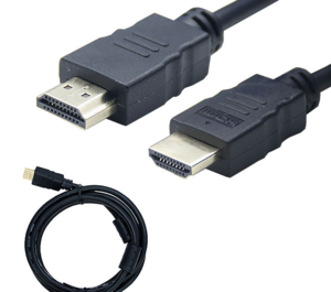 Кабель HDMI-HDMI 1,0м резиновый черный MPM 10-100