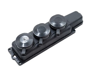 STANdart Розетка переносная 3-местная с з/к каучук РП-334 УХЛ2 IP44-16A-3500W  10-18