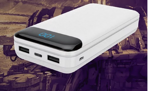 Внешний аккумулятор Perfeo Dune 20000mah/LED дисп/In Type-C/Microusb/Out Type-C 2.1А/USB 1А,2.1A/W